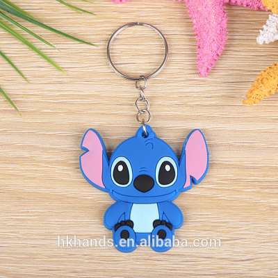 Shenzhen key chain manufacturers custom shaped 2d 3d rubber soft pvc keychain wholesale