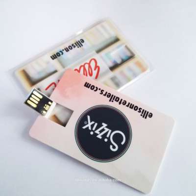 Promotional usb business card usb flash memory wafer usb card 8gb