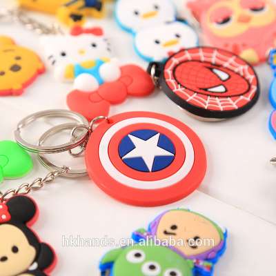 3D low price promotion items soft pvc keychain